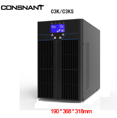 Υψηλή συχνότητα σε απευθείας σύνδεση UPS 3KVA ενιαίας φάσης 220V για τη δύναμη δικτύων PC
